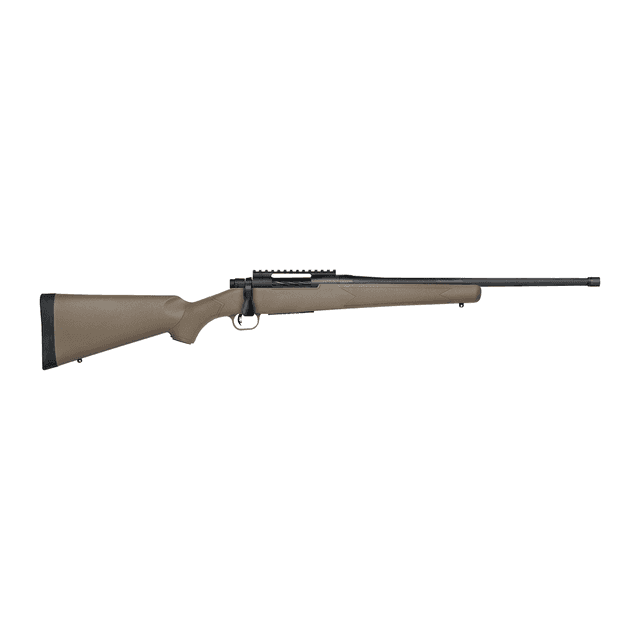 Mossberg 28252 Patriot Predator 450 Bushmaster 4+1 20" Matte Blued Fluted Threaded Barrel, FDE Mossberg 28252 Patriot Predator 450 Bushmaster 4+1 20" Matte Blued Fluted Threaded Barrel, FDE